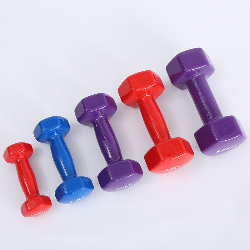 Color fitness dumbbells