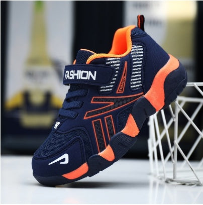 Sport Kids Sneakers Boys Casual Shoes For Children Sneakers Girls Shoes Leather Anti-Slippery Fashion Tenis Infantil Menino Mesh