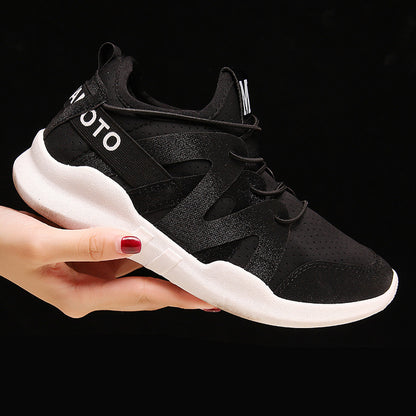 Sports Shoes Women's White Shoes Increased Breathable Casual Running Shoes