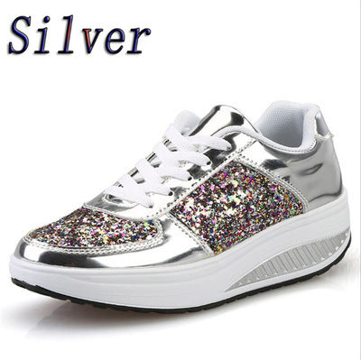 Sequin women's sneakers